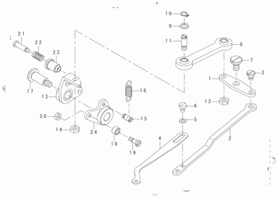 MB-1377 - 11. THREAD BIND NOTCH COMPONENTS(FOR MB-1377) фото