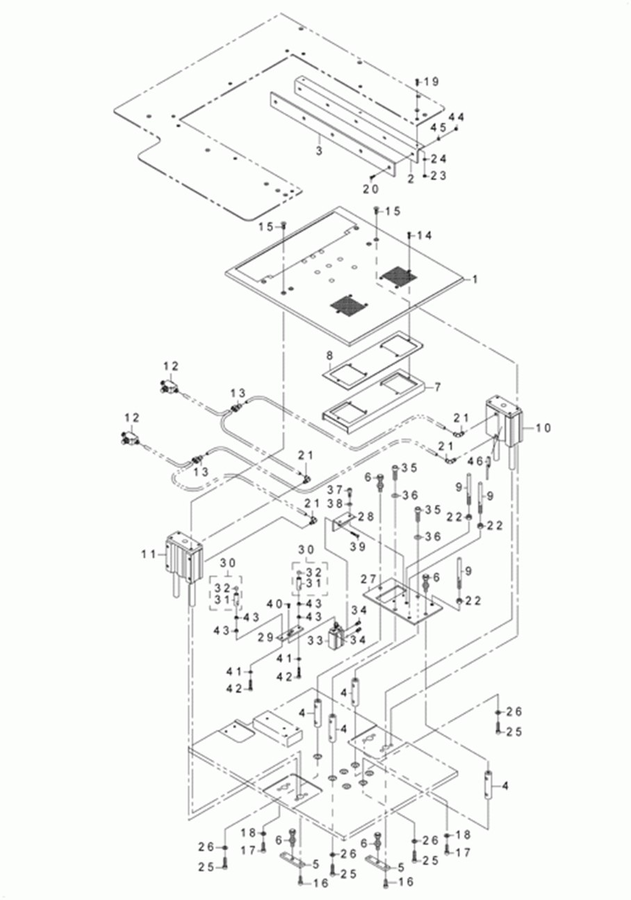 AVP-875A - 18. TABLE COMPONENTS фото