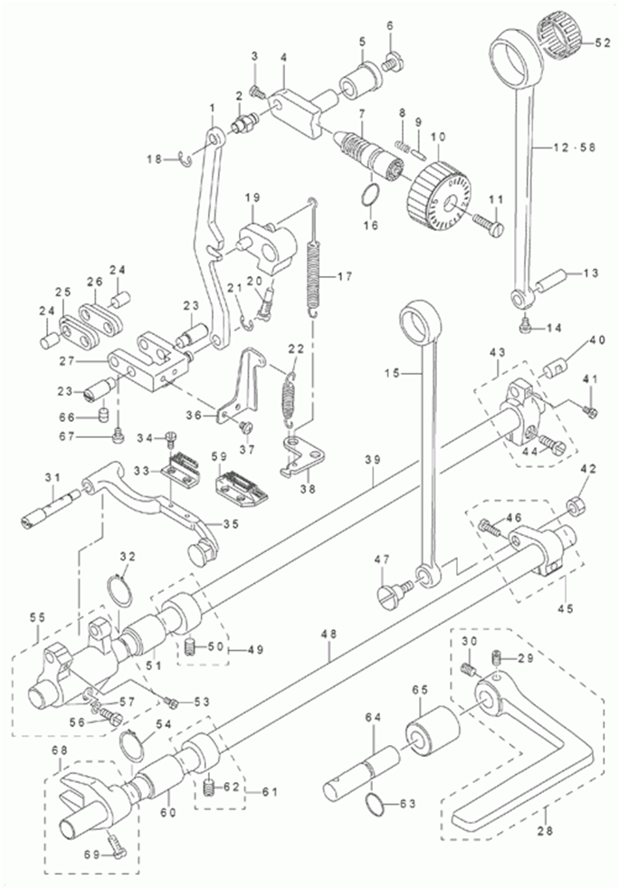 DDL-8700 - 5. FEED MECHANISM COMPONENTS фото