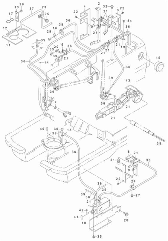 MEB-3200CS - 26. LUBRICATION MECHANISM COMPONENTS фото