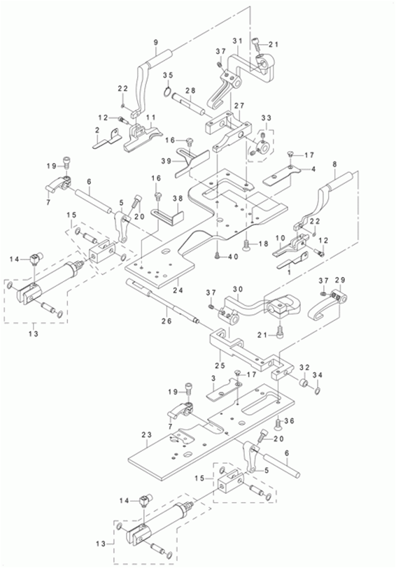 MEB-3200CS - 11. PRESSER COMPONENTS (2) (FOR MEB-3200RD, RS) фото