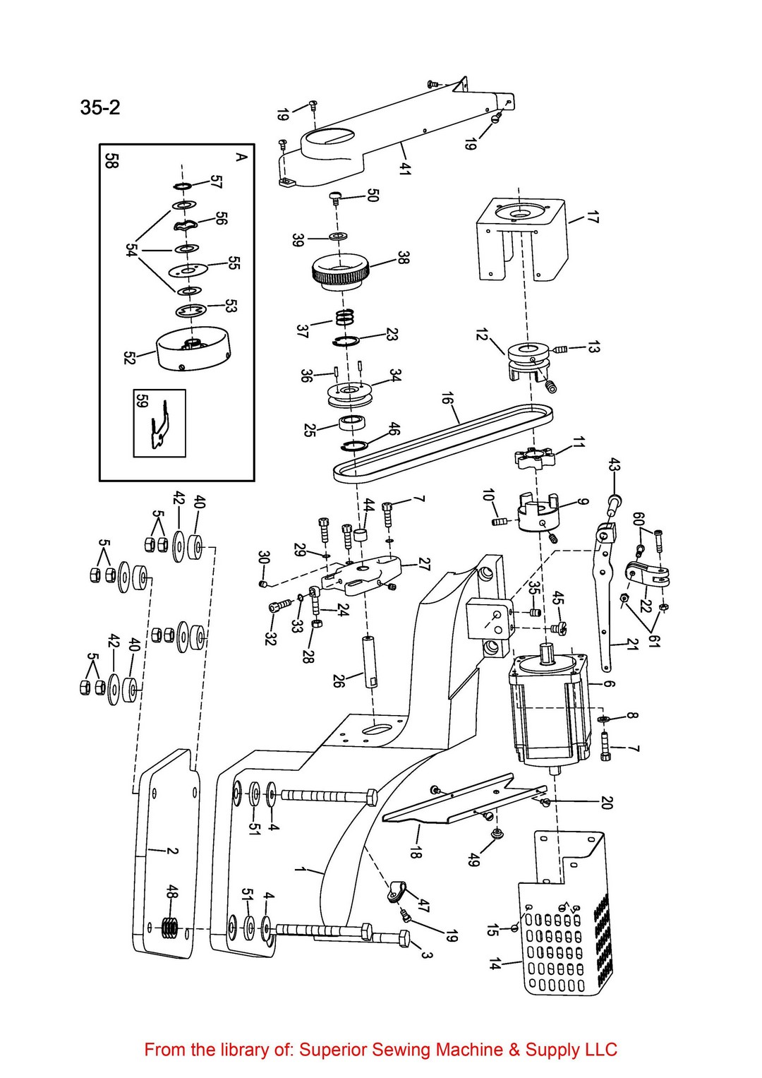 27 Mouting Assy & Clutch Motor