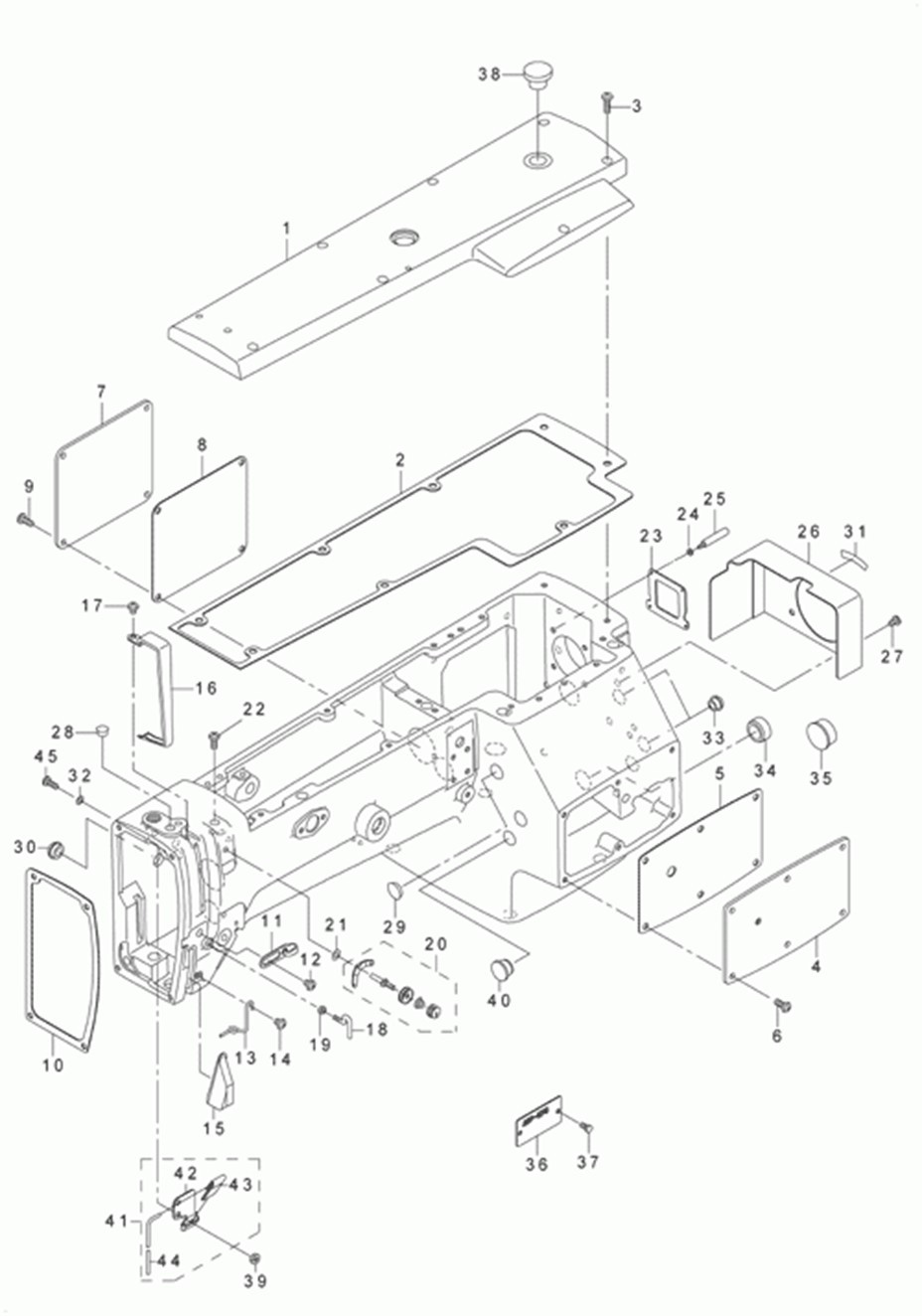AVP-875S - 1. FRAME & MICELLANEOUS COVER COMPONENTS