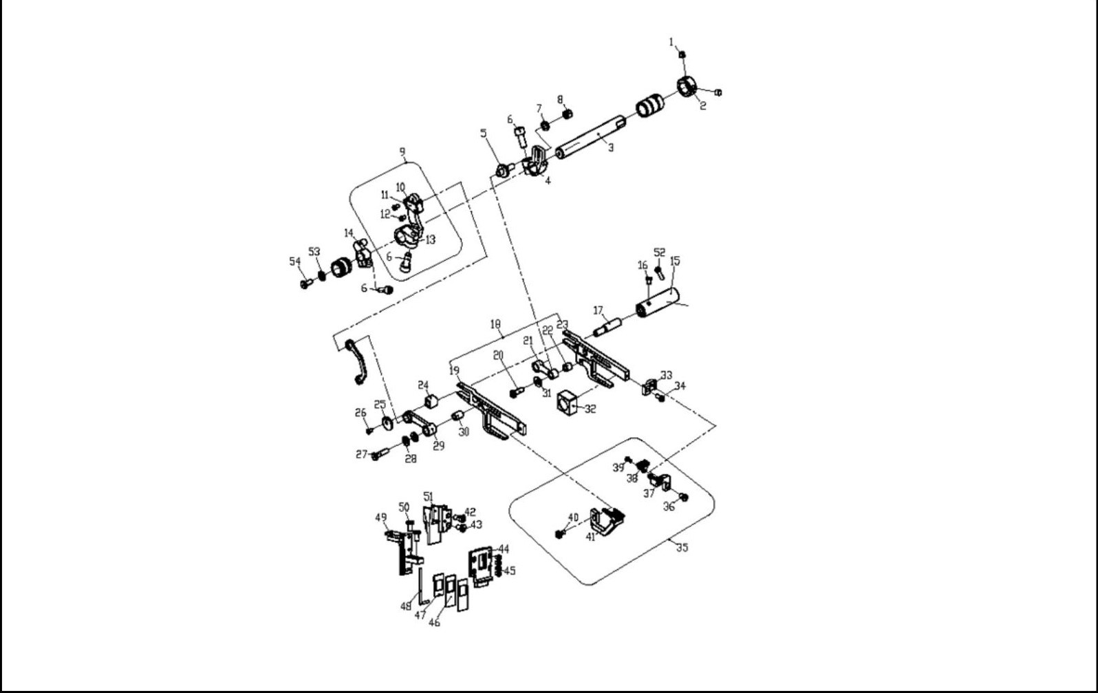 16 DIFFERENT FEED ASSEMBLIES