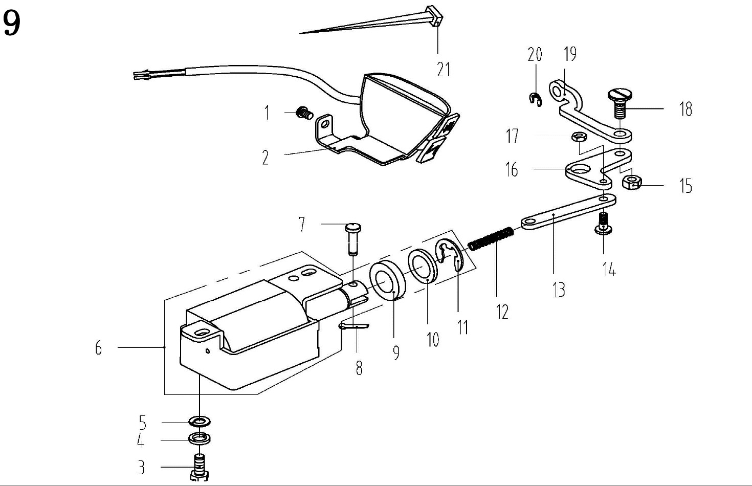 9. Automatic Reverse Feed Components