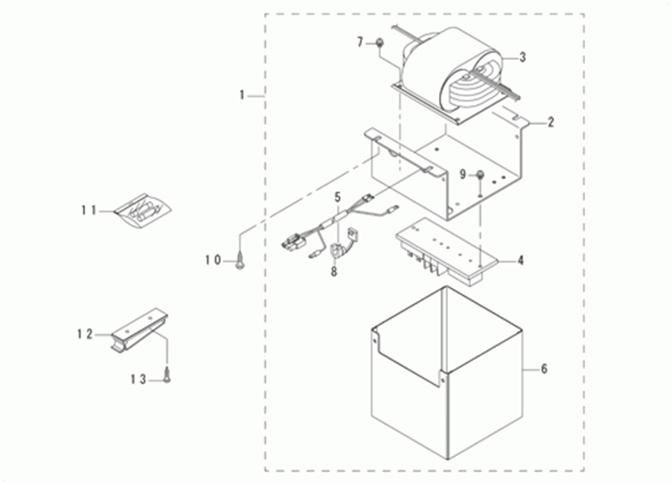 LK-1942GA - 17.HEATER UNIT COMPONENTS (Z TYPE) фото