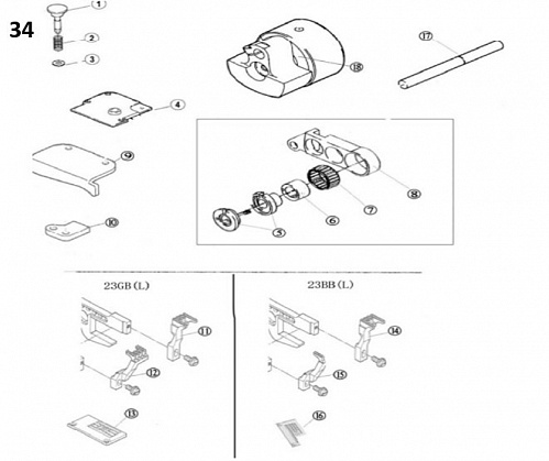 34 Specific Parts