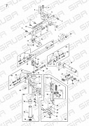 7 D007 UPPER KNIFE，CARRIER AND HOOK DRIVING MECHANISM
