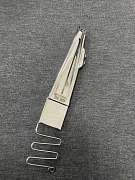  Окантователь в 3 сложения (чистый край сверху) для плоскошовной машины с вырезом в платформе T143 (30x10)