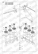 17 D007 THREAD STAND