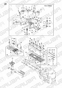 18 D007 DOUBLE SIDE CUT PRESSER FOOT MECHANISM