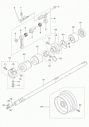 DLN-5410N - 2. MAIN SHAFT & THREAD TAKE-UP LEVER COMPONENTS