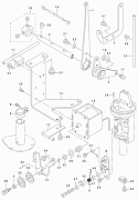 MEB-3200CS - 19. THREAD TAKE-UP LEVER & THREAD GUIDE COMPONENTS