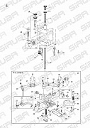 6 D007 ONE SIDE CUT PRESSER FOOT MECHANISM
