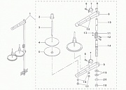 DMN-5420N-7 - 14.THREAD STAND COMPONENTS