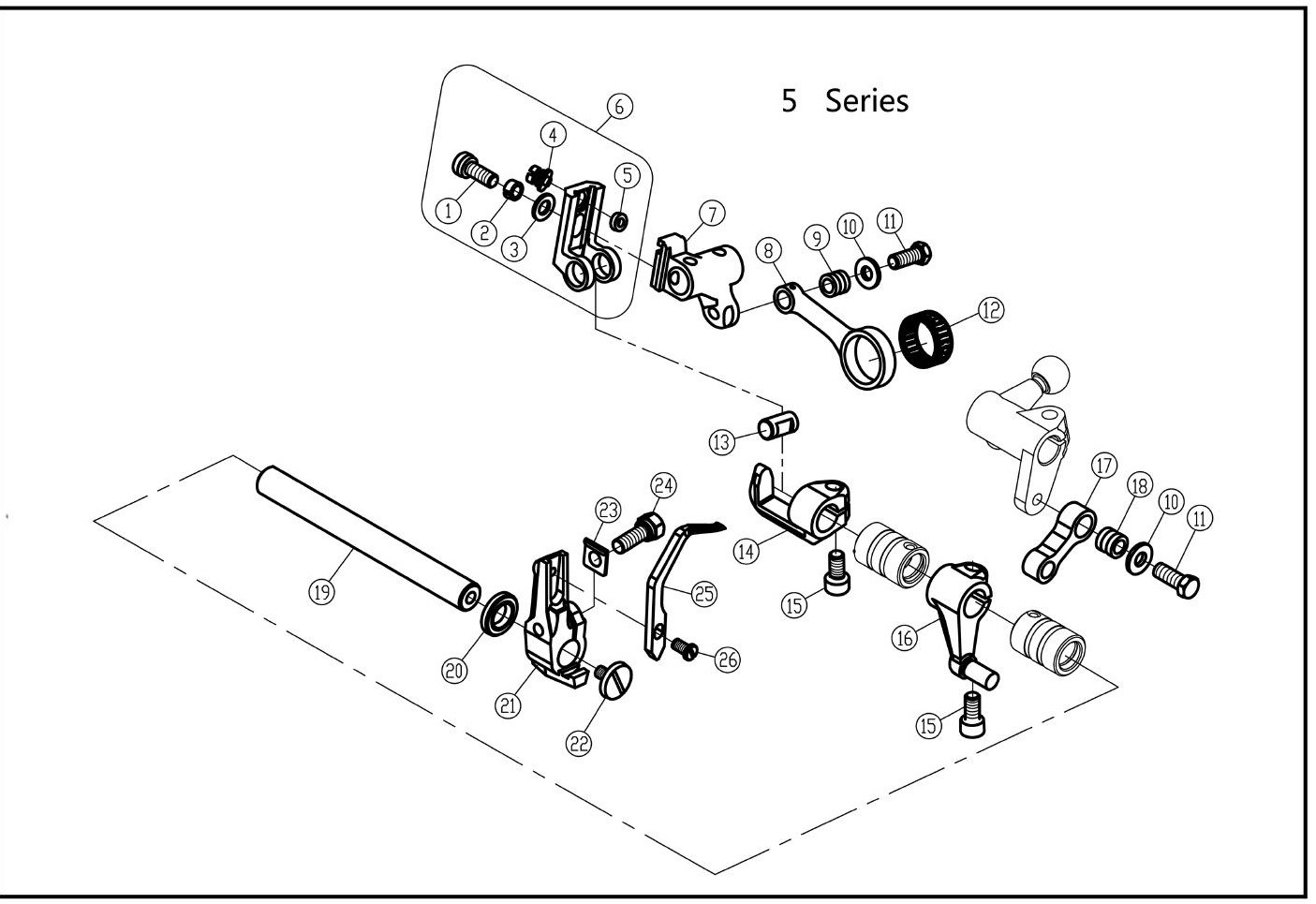 14 Chainstitch Looper Drive Mechanism