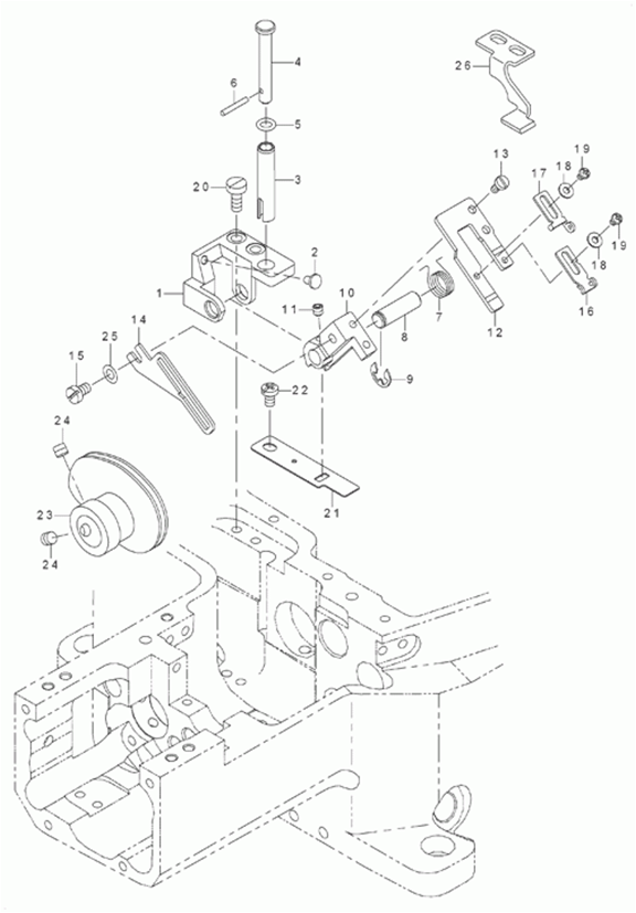 MF-7823 - 9.LOWER THREAD CAM COMPONENTS